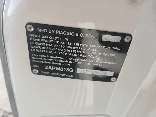 2019 VESPA PRIMAVERA  