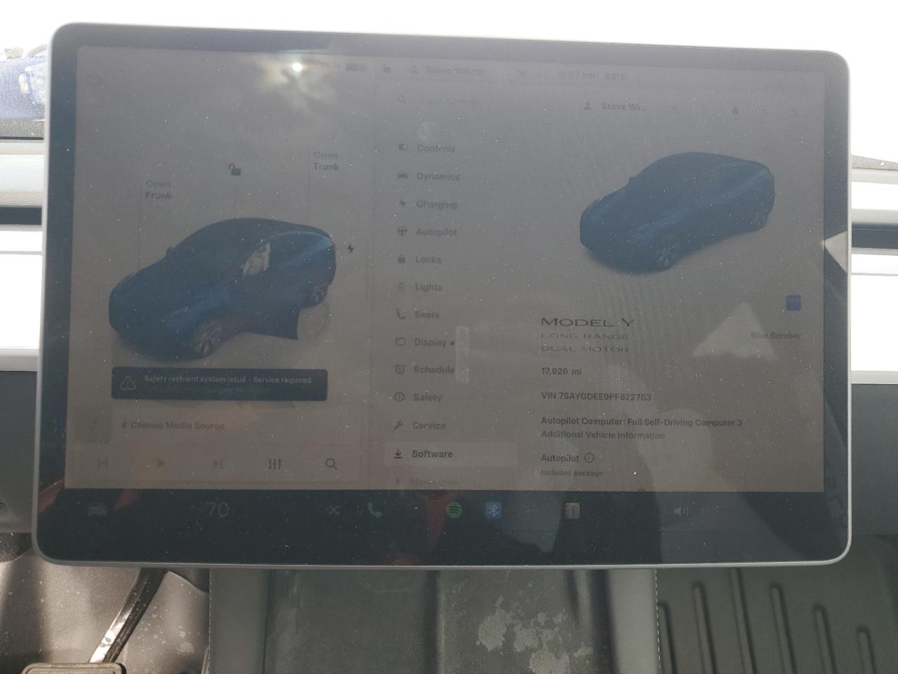 2023 Tesla Model Y VIN: 7SAYGDEE9PF622783 Lot: 90691015