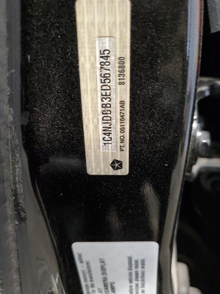 2014 Jeep Compass Sport VIN: 1C4NJDBB3ED567845 Lot: 92273615