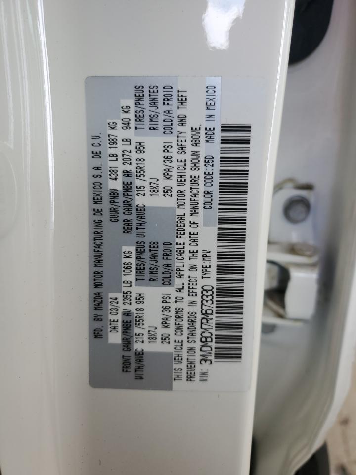 2024 Mazda Cx-30 Preferred VIN: 3MVDMBCM7RM673330 Lot: 91412475