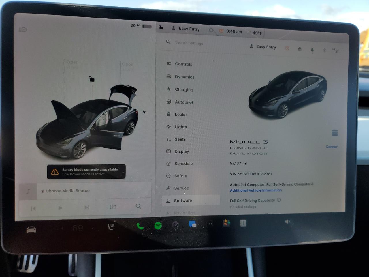 2018 Tesla Model 3 VIN: 5YJ3E1EB5JF182781 Lot: 92291005