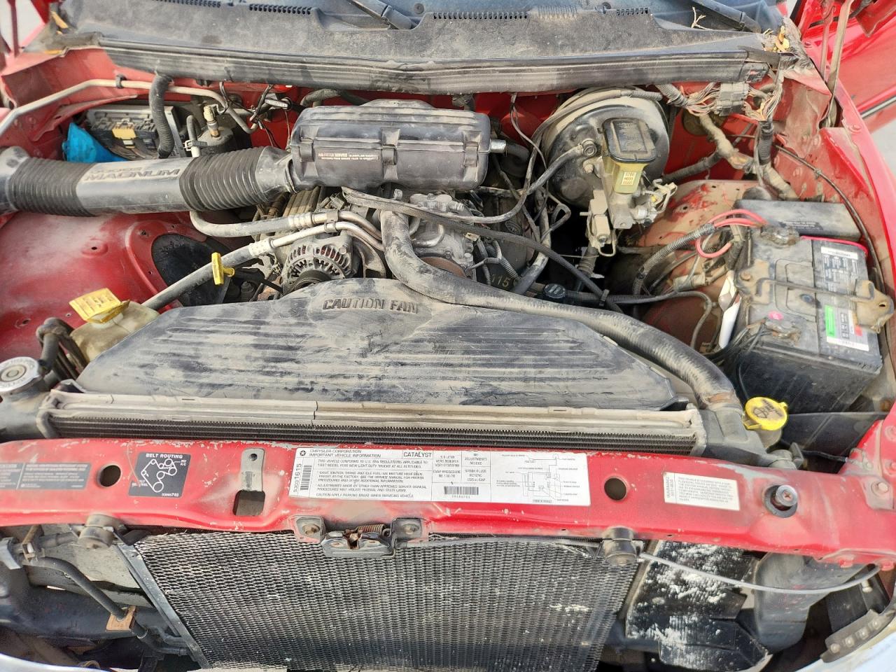 1997 Dodge Ram 1500 VIN: 1B7HC13ZXVJ500520 Lot: 93866075