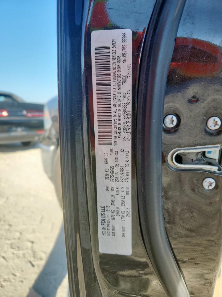 2017 Ram 1500 Slt VIN: 3C6RR6LT5HG504659 Lot: 92010945