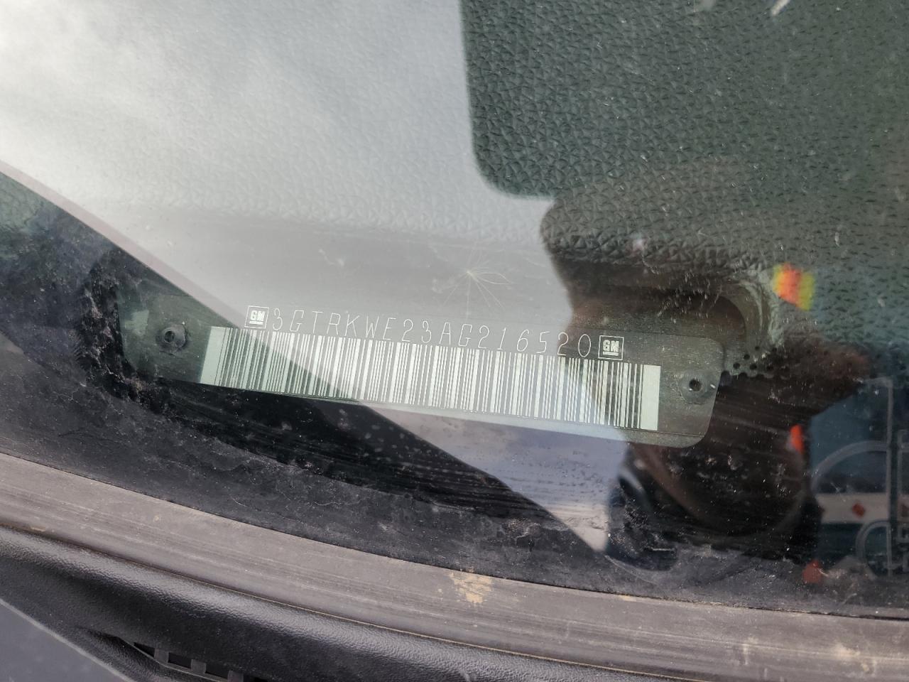 2010 GMC Sierra K1500 Slt VIN: 3GTRKWE23AG216520 Lot: 93885415