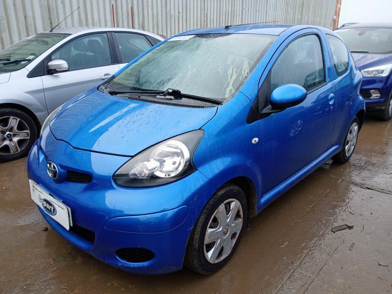 2010 TOYOTA AYGO 1.0 VVT-I BLUE 3DR for sale at Copart PETERLEE