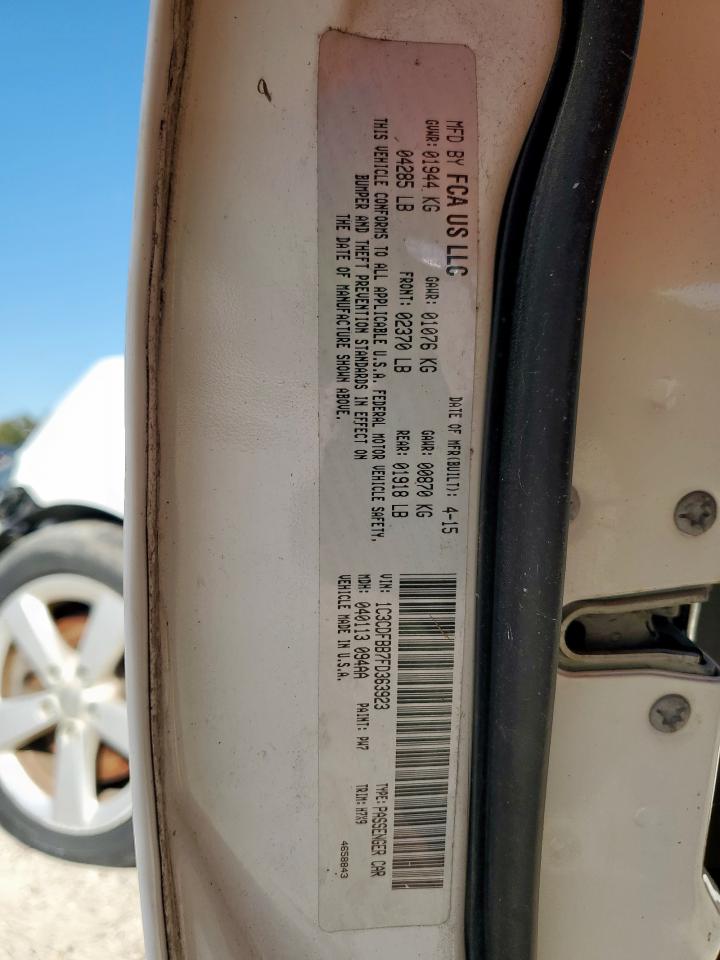 2015 Dodge Dart Sxt VIN: 1C3CDFBB7FD363923 Lot: 91318265