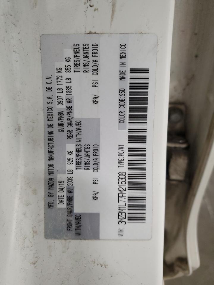 2015 Mazda 3 Touring VIN: 3MZBM1L77FM215308 Lot: 92401055