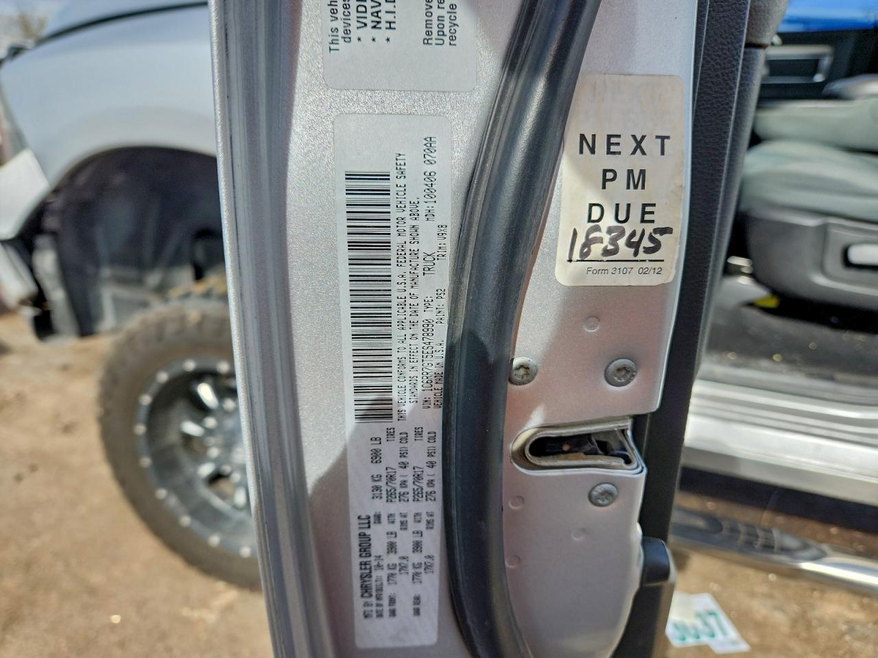 2014 Ram 1500 Slt VIN: 1C6RR7GT5ES478990 Lot: 93877345