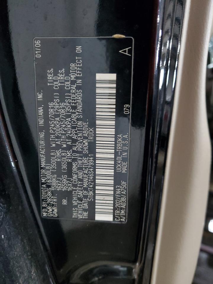 2006 Toyota Tundra VIN: 5TBKT42146S479941 Lot: 93518535