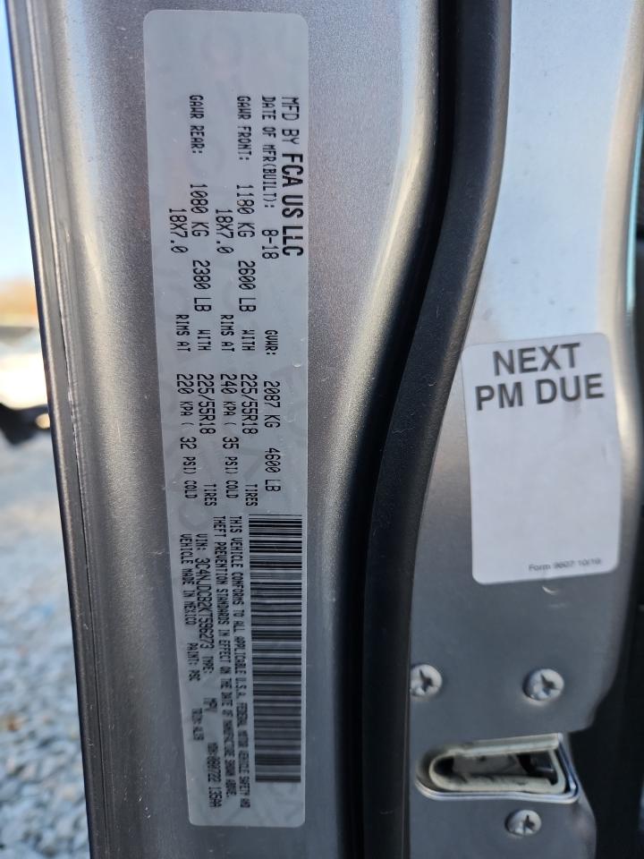 2019 Jeep Compass Limited VIN: 3C4NJDCB2KT596273 Lot: 84052115