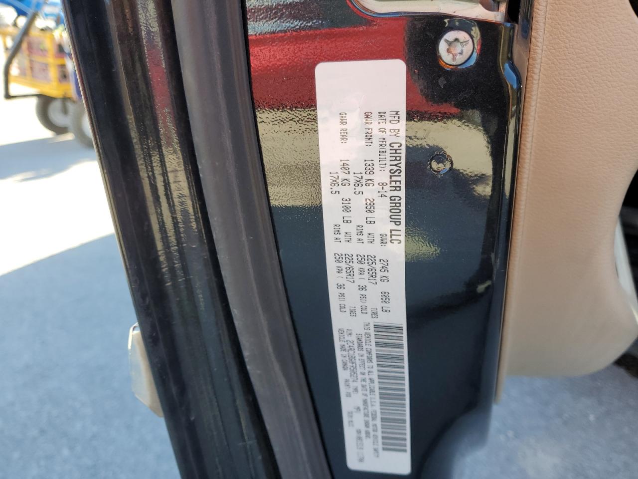 2015 Chrysler Town & Country Touring VIN: 2C4RC1BG0FR505274 Lot: 92894615