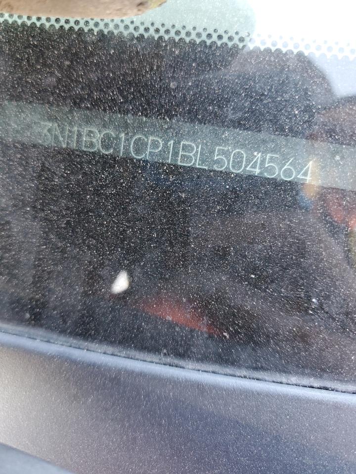 2011 Nissan Versa S VIN: 3N1BC1CP1BL504564 Lot: 92239295