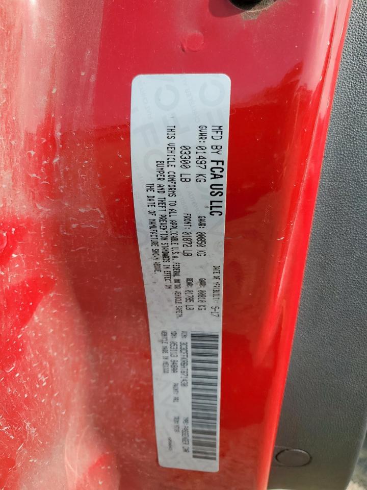 2017 Fiat 500 Pop VIN: 3C3CFFKR6HT671430 Lot: 93067835