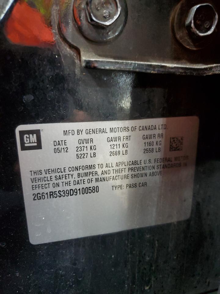 2013 Cadillac Xts Luxury Collection VIN: 2G61R5S39D9100580 Lot: 93305665