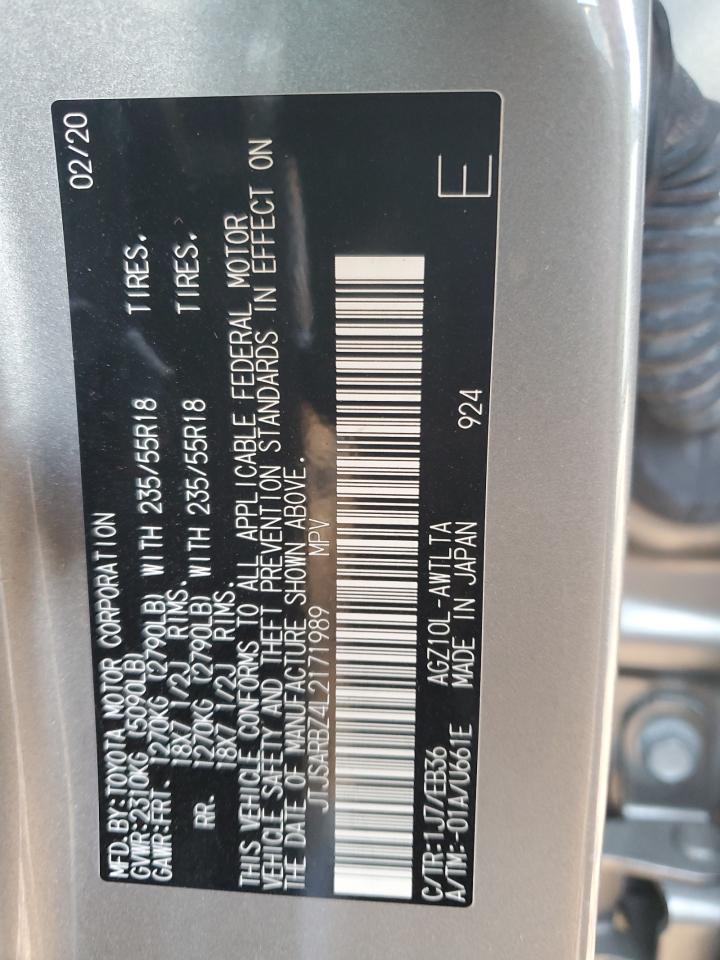 2020 Lexus Nx 300 F Sport VIN: JTJSARBZ4L2171989 Lot: 91691235