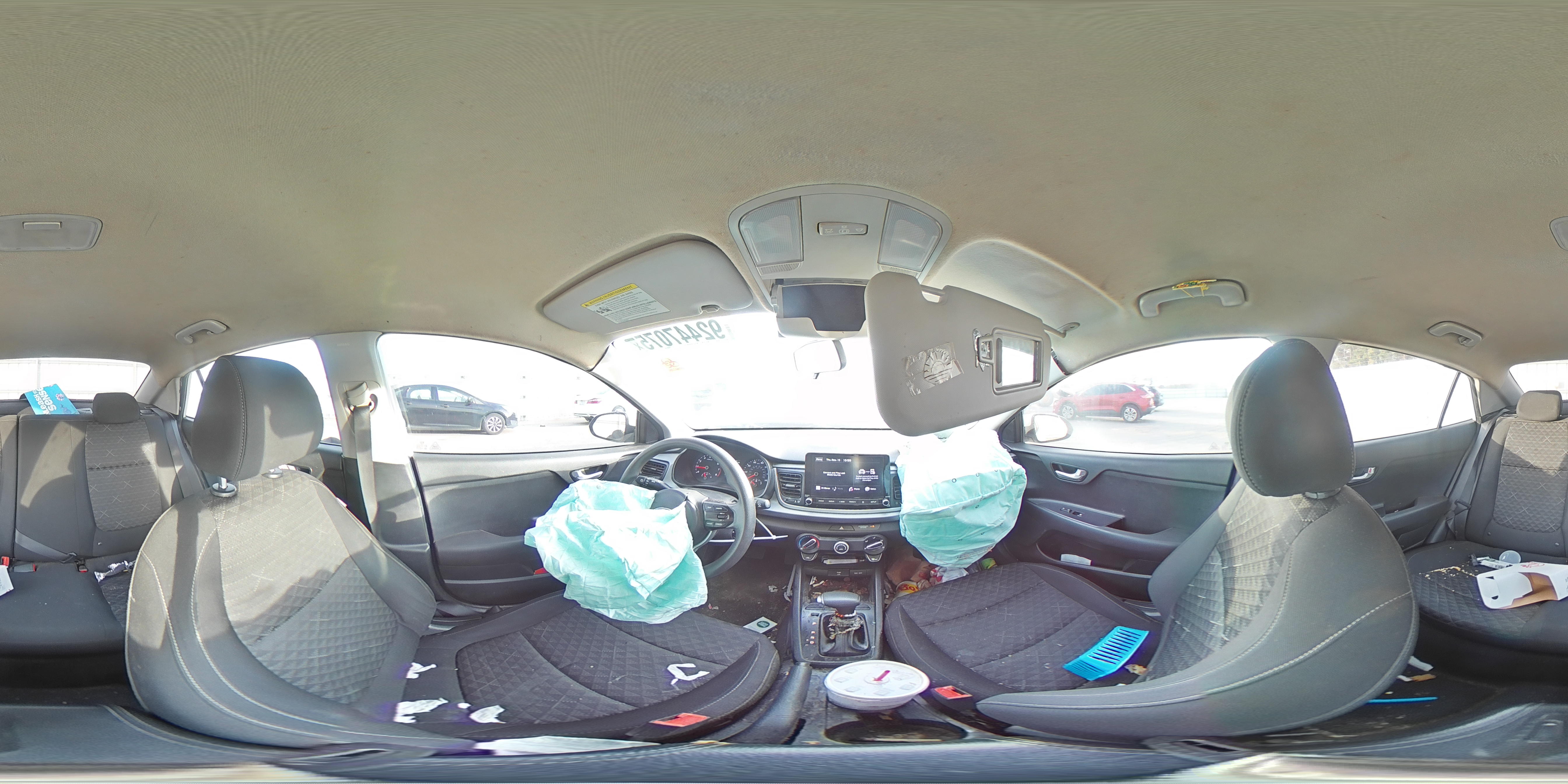 2021 Kia Rio Lx VIN: 3KPA24AD5ME385883 Lot: 92447075