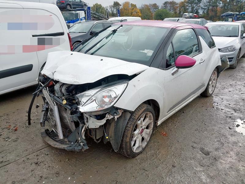 2014 CITROEN DS3 1.6 E-HDI 115 AIRDREAM DSPORT PINK 3DR for sale at Copart WOLVERHAMPTON