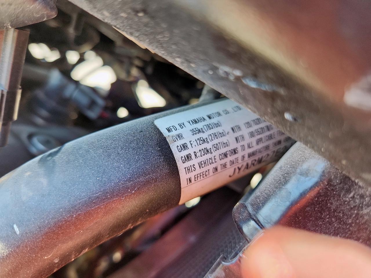 2018 Yamaha Mt07 VIN: JYARM27E2JA000520 Lot: 90917865