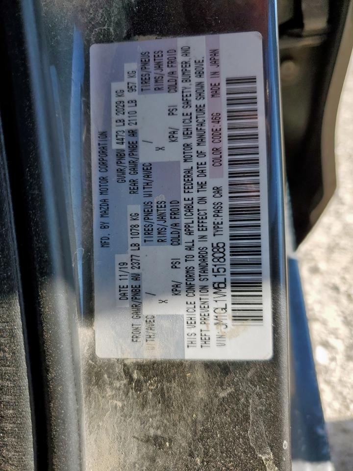 2020 Mazda 6 Touring VIN: JM1GL1VM6L1518085 Lot: 90884705