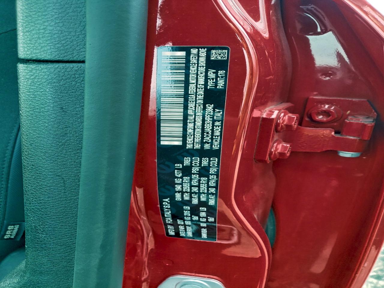 2017 Jeep Renegade Latitude VIN: ZACCJABB3HPF23842 Lot: 93914445