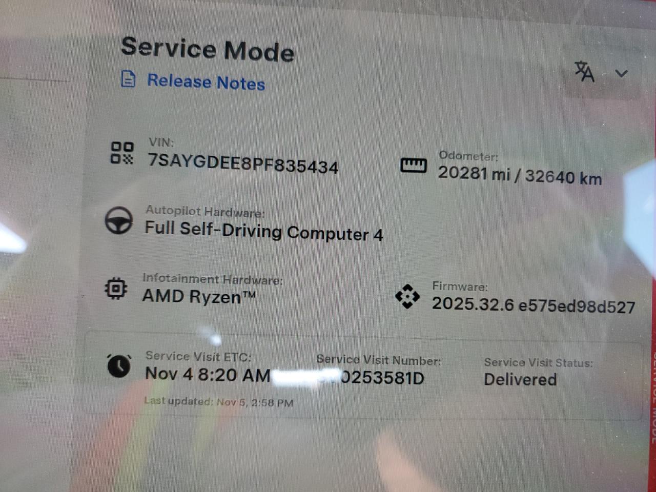 2023 Tesla Model Y VIN: 7SAYGDEE8PF835434 Lot: 91420315