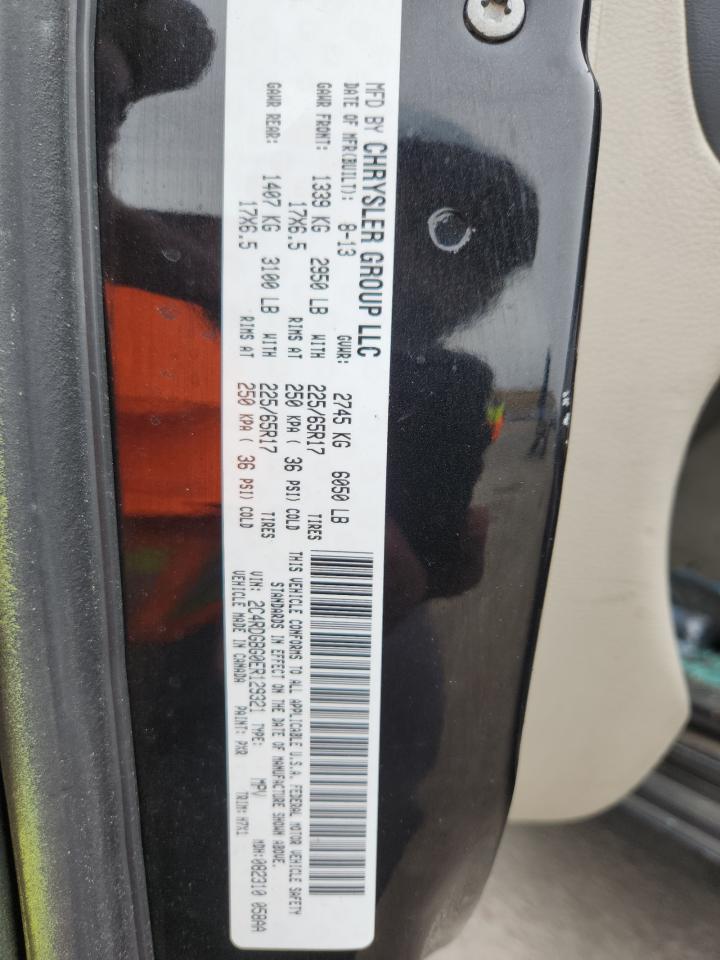 2014 Dodge Grand Caravan Se VIN: 2C4RDGBG0ER129321 Lot: 93688695