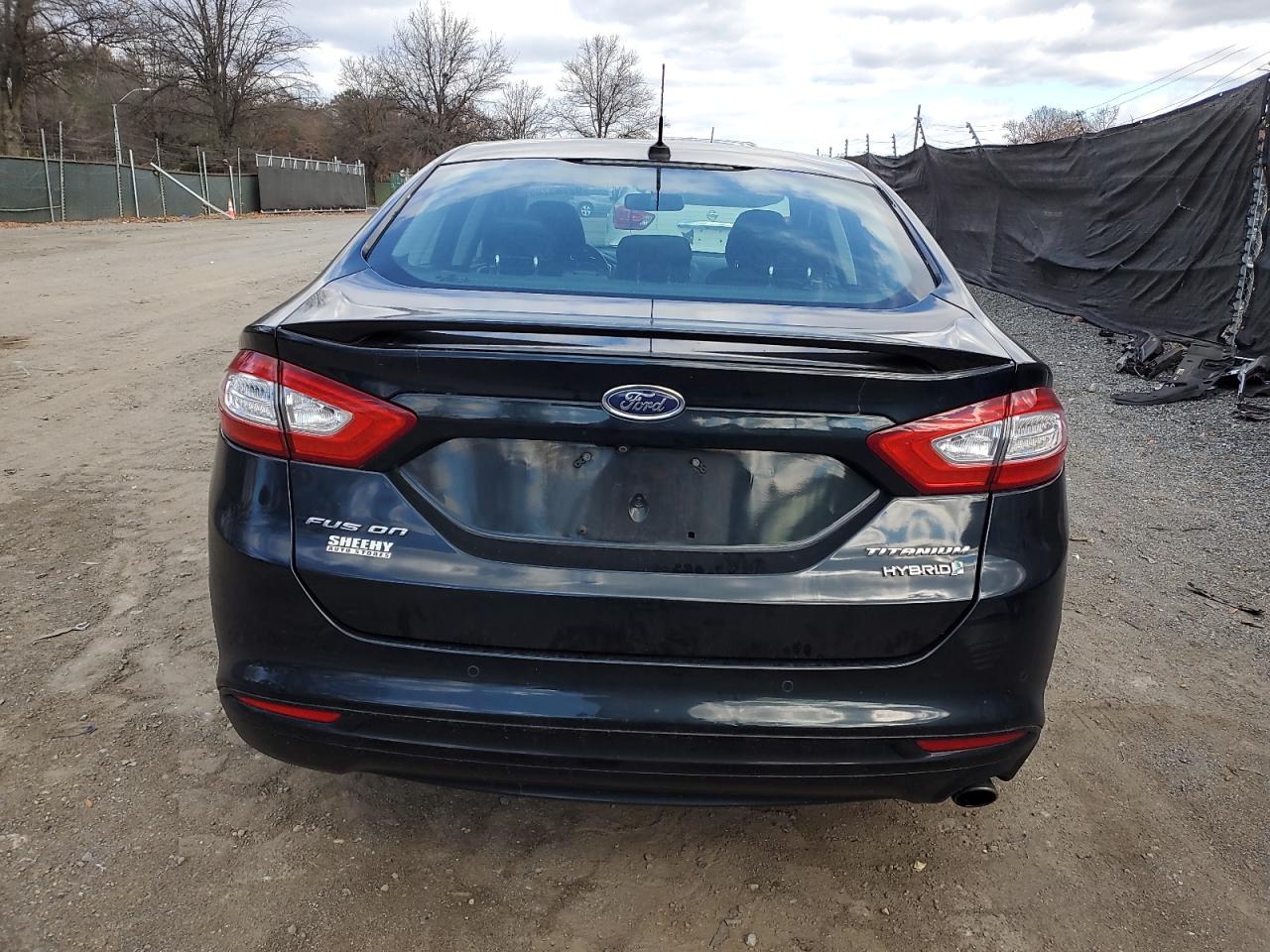 2014 Ford Fusion Titanium Hev VIN: 3FA6P0RUXER155552 Lot: 92783785