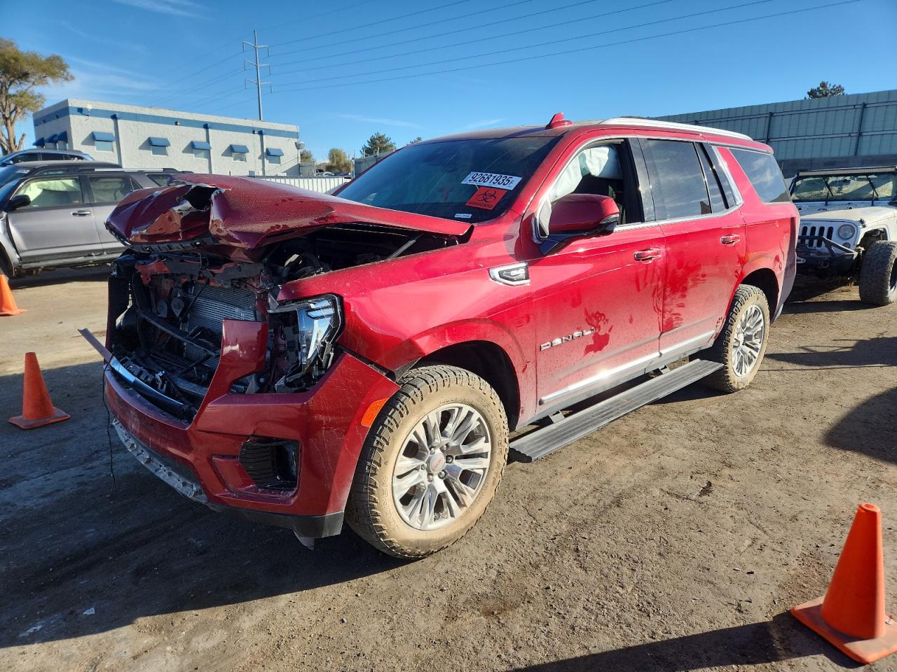 2022 GMC Yukon Denali VIN: 1GKS2DKL1NR334000 Lot: 92681935