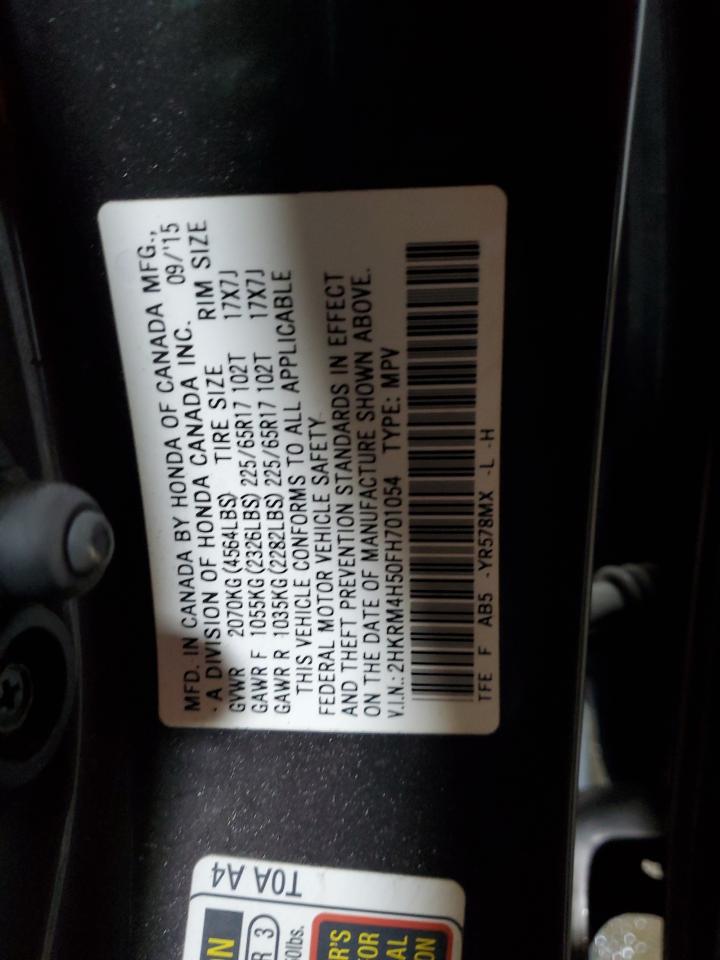 2015 Honda Cr-V Ex VIN: 2HKRM4H50FH701054 Lot: 91587955