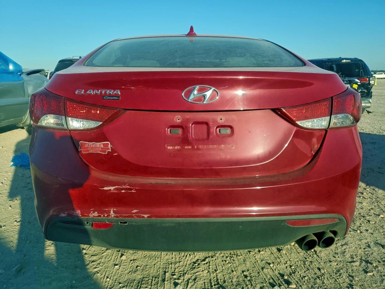 2013 Hyundai Elantra Coupe Gs VIN: KMHDH6AE8DU016965 Lot: 93511375