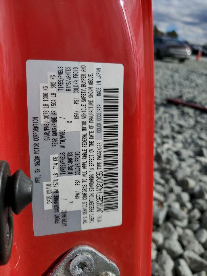 2010 Mazda Mx-5 Miata VIN: JM1NC2EF1A0210436 Lot: 92061895