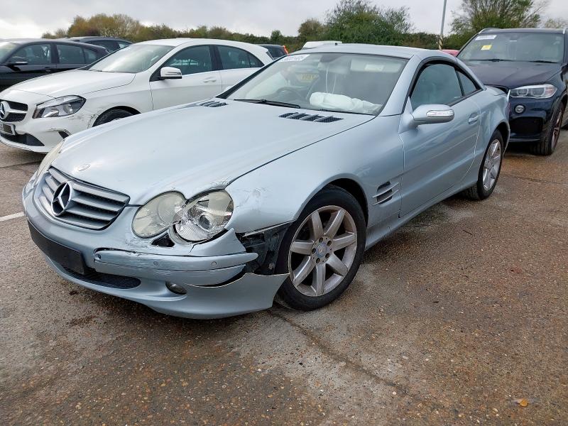 2005 MERCEDES-BENZ SL SERIES SL 350 2DR TIP AUTO for sale at Copart SANDWICH