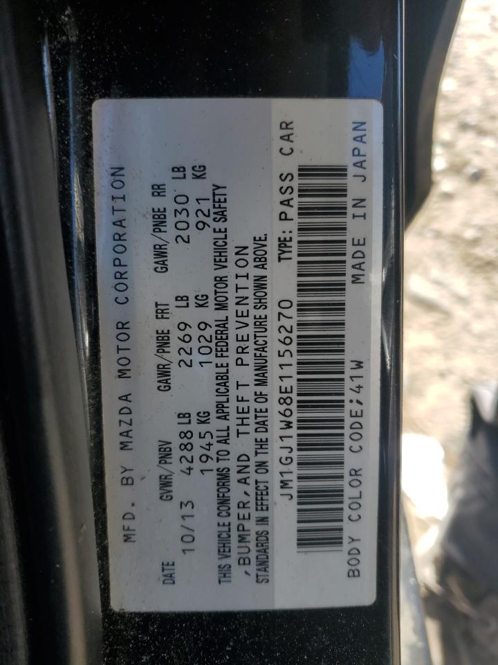 2014 Mazda 6 Grand Touring VIN: JM1GJ1W68E1156270 Lot: 93302465