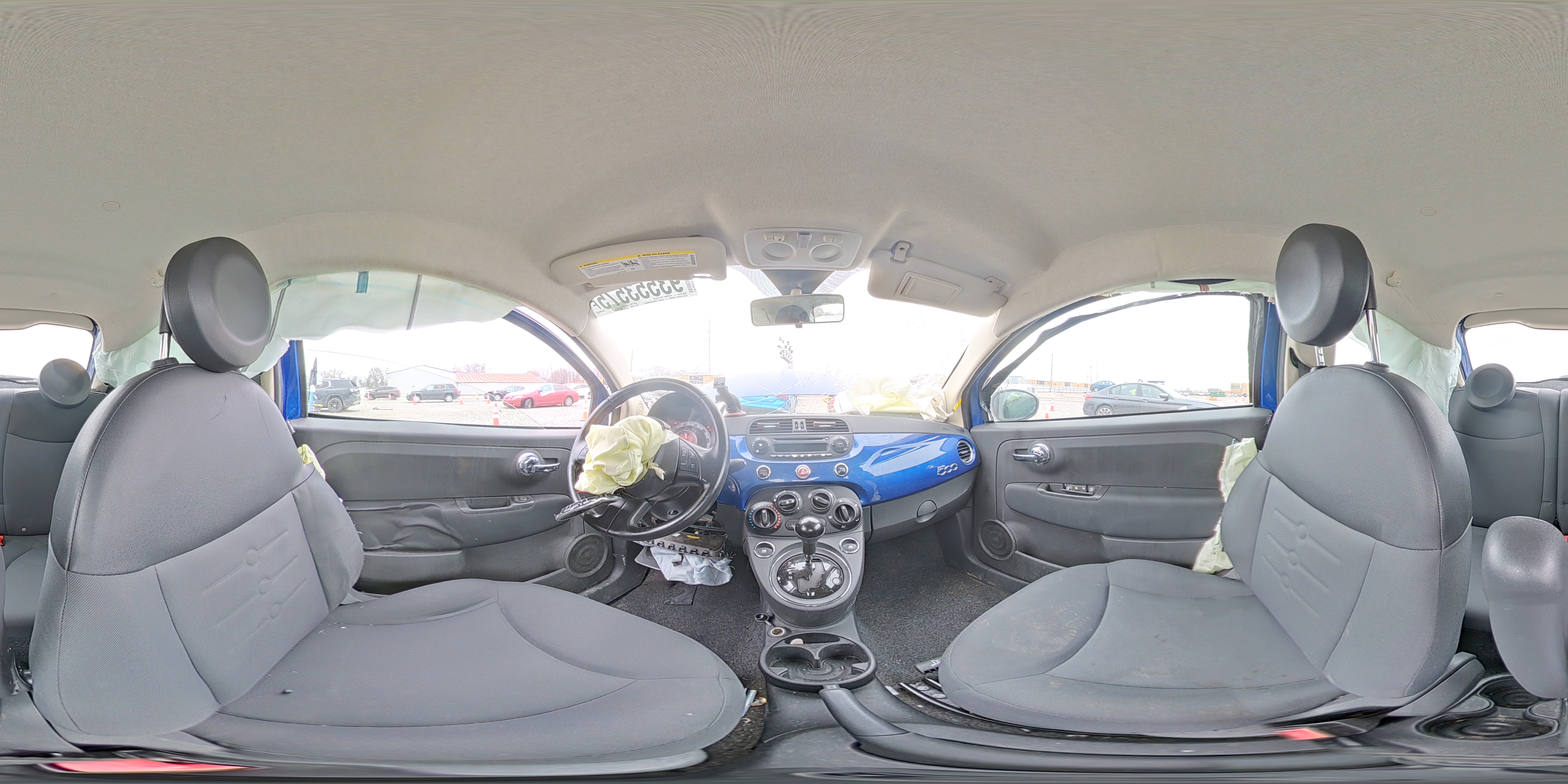 2012 Fiat 500 Pop VIN: 3C3CFFAR9CT244124 Lot: 93553575