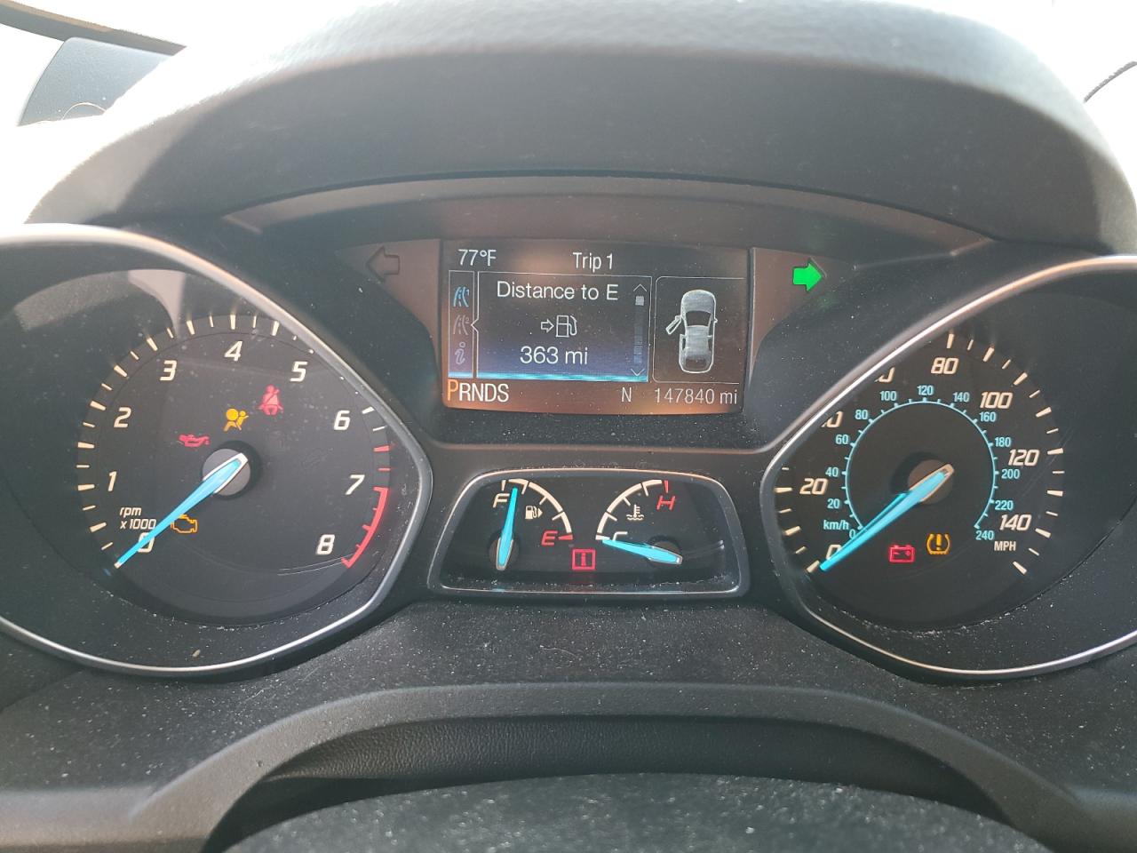 2014 Ford Escape Titanium VIN: 1FMCU9J95EUC17722 Lot: 93339575