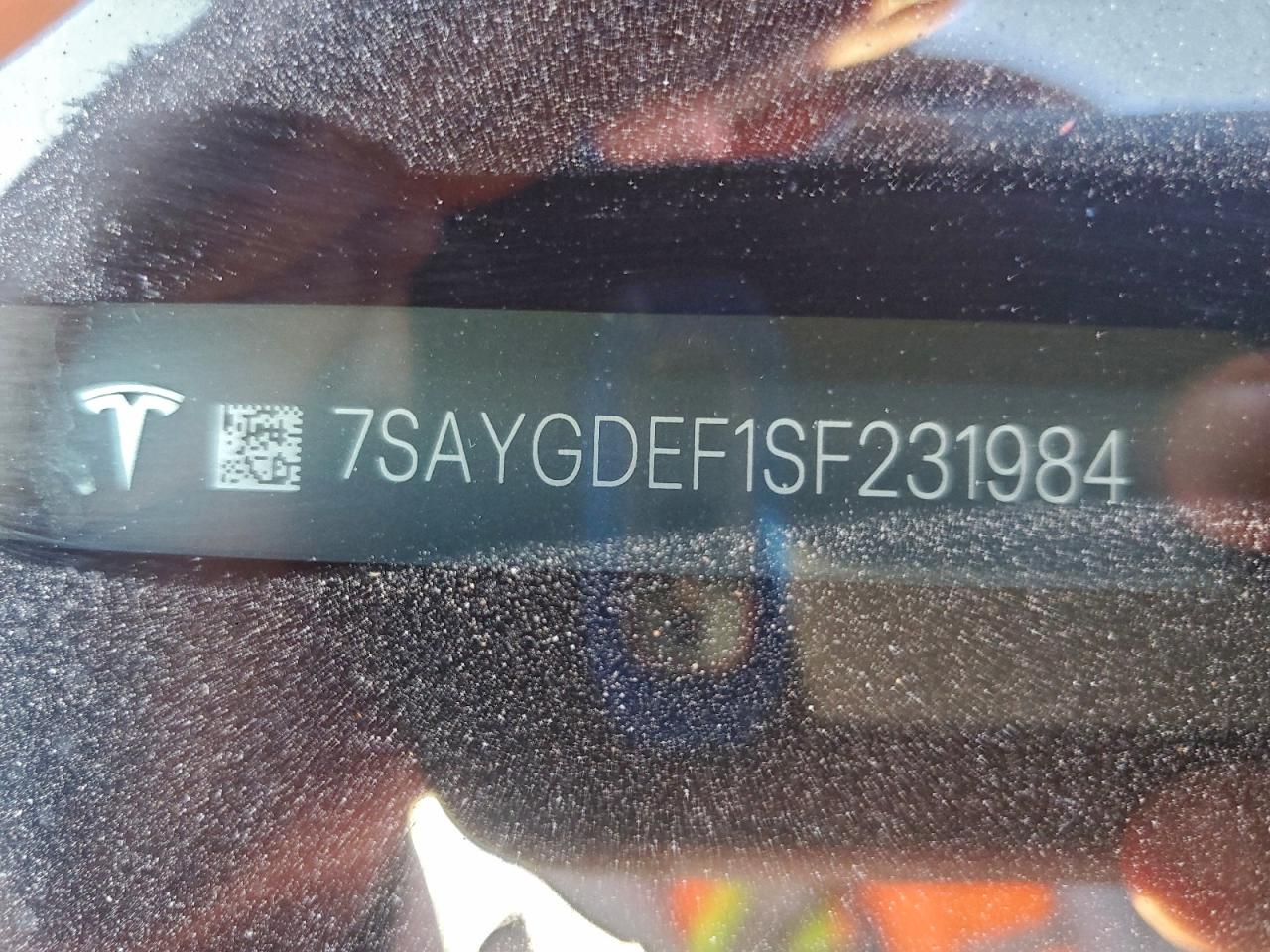 2025 Tesla Model Y VIN: 7SAYGDEF1SF231984 Lot: 94302075