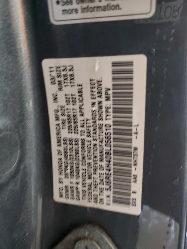 2011 Honda Cr-V Se VIN: 5J6RE4H40BL056510 Lot: 92349245