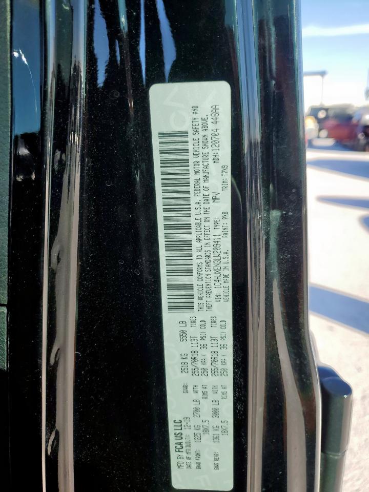 2020 Jeep Wrangler Unlimited Sahara VIN: 1C4HJXEN3LW209411 Lot: 92395005