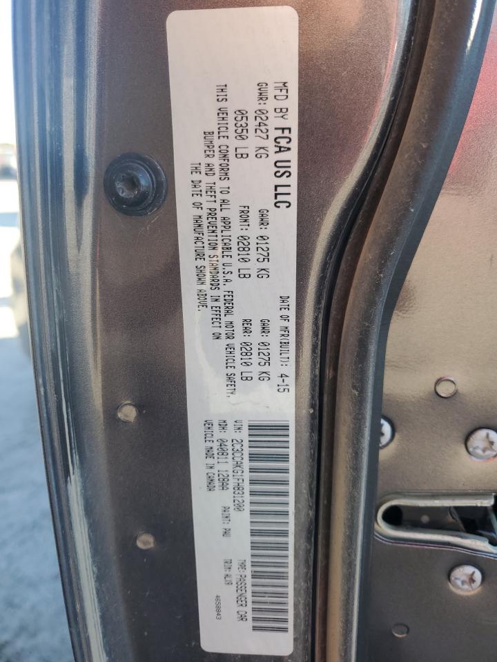 2015 Chrysler 300C VIN: 2C3CCAKG1FH831200 Lot: 90880915