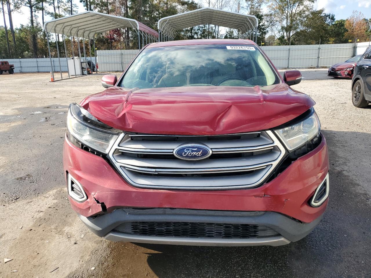 2016 Ford Edge Sel VIN: 2FMPK3J95GBC39748 Lot: 93226755
