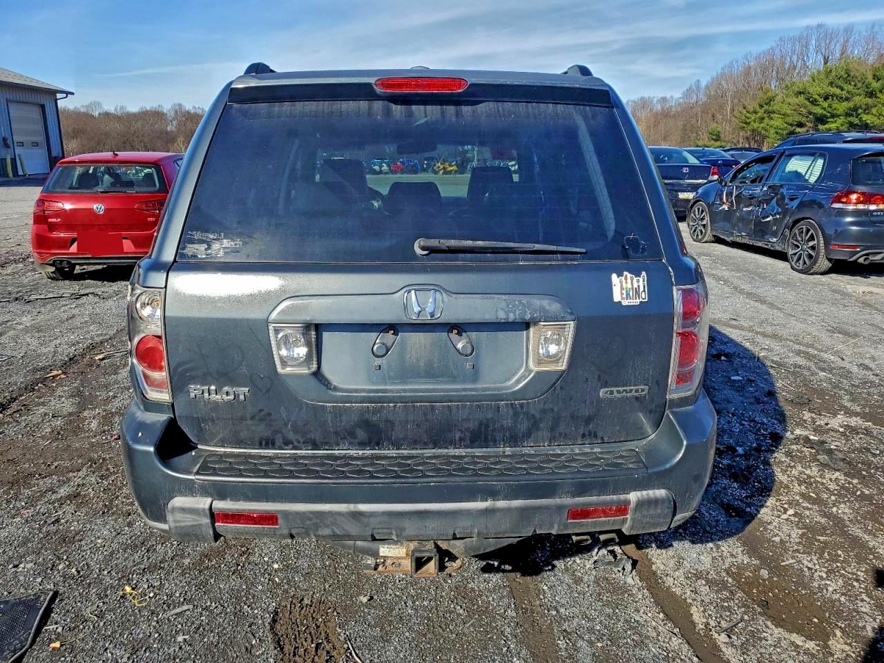 2006 Honda Pilot Ex VIN: 2HKYF18696H551698 Lot: 94340425