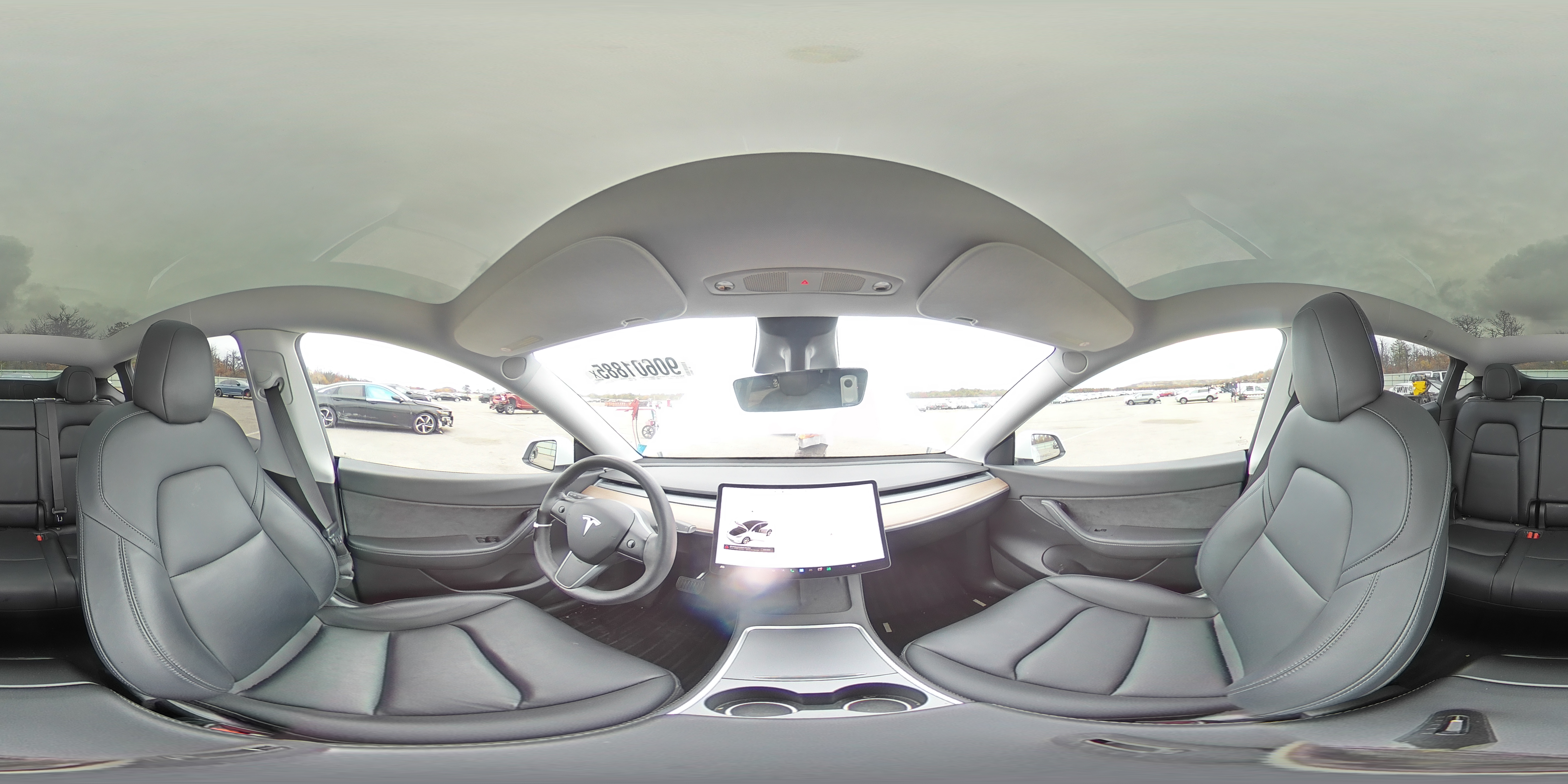 2021 Tesla Model Y VIN: 5YJYGDEE3MF145180 Lot: 90601885