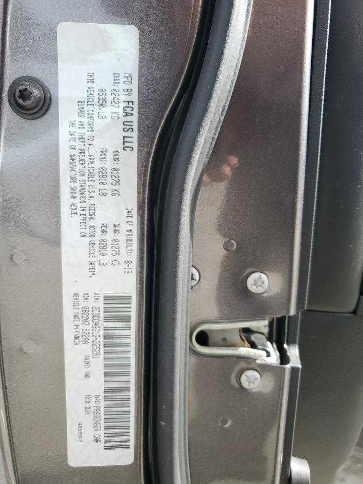 2016 Chrysler 300 S VIN: 2C3CCAGG1GH329281 Lot: 93065695