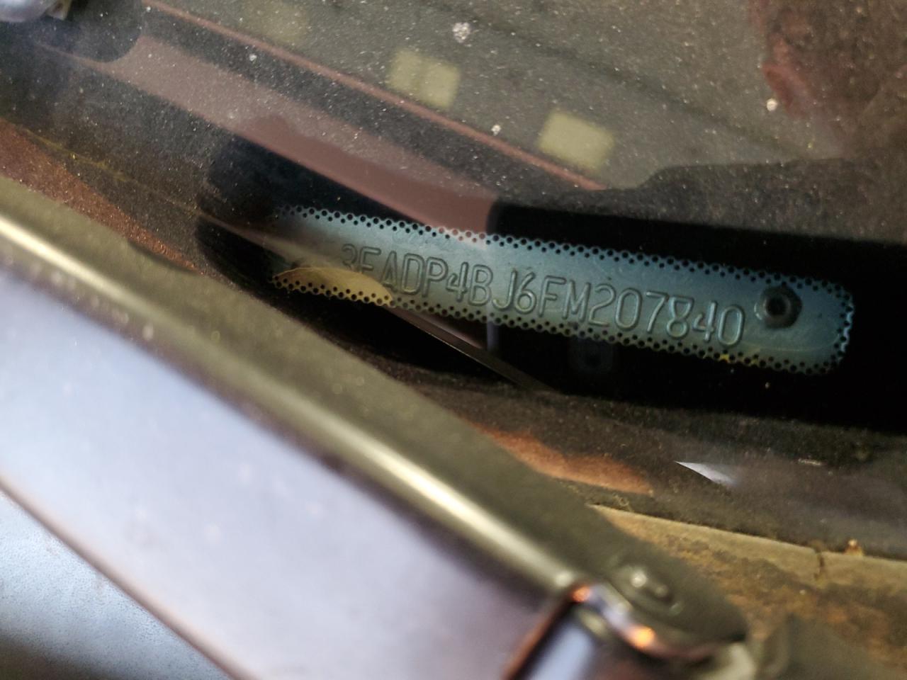 2015 Ford Fiesta Se VIN: 3FADP4BJ6FM207840 Lot: 91259105