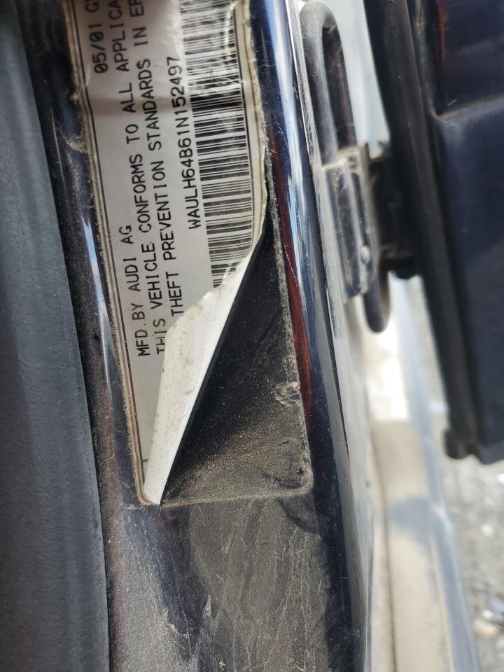 2001 Audi A6 2.8 Avant Quattro VIN: WAULH64B61N152497 Lot: 93054225