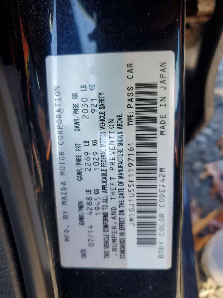 2015 Mazda 6 Sport VIN: JM1GJ1U55F1197161 Lot: 91523345