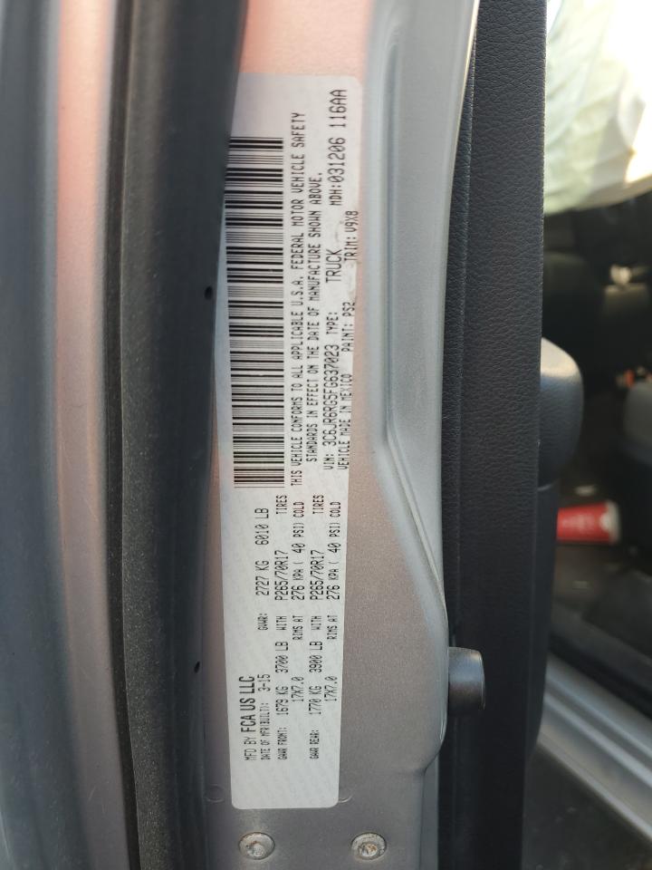 2015 Ram 1500 Hfe VIN: 3C6JR6RG5FG637023 Lot: 93736155