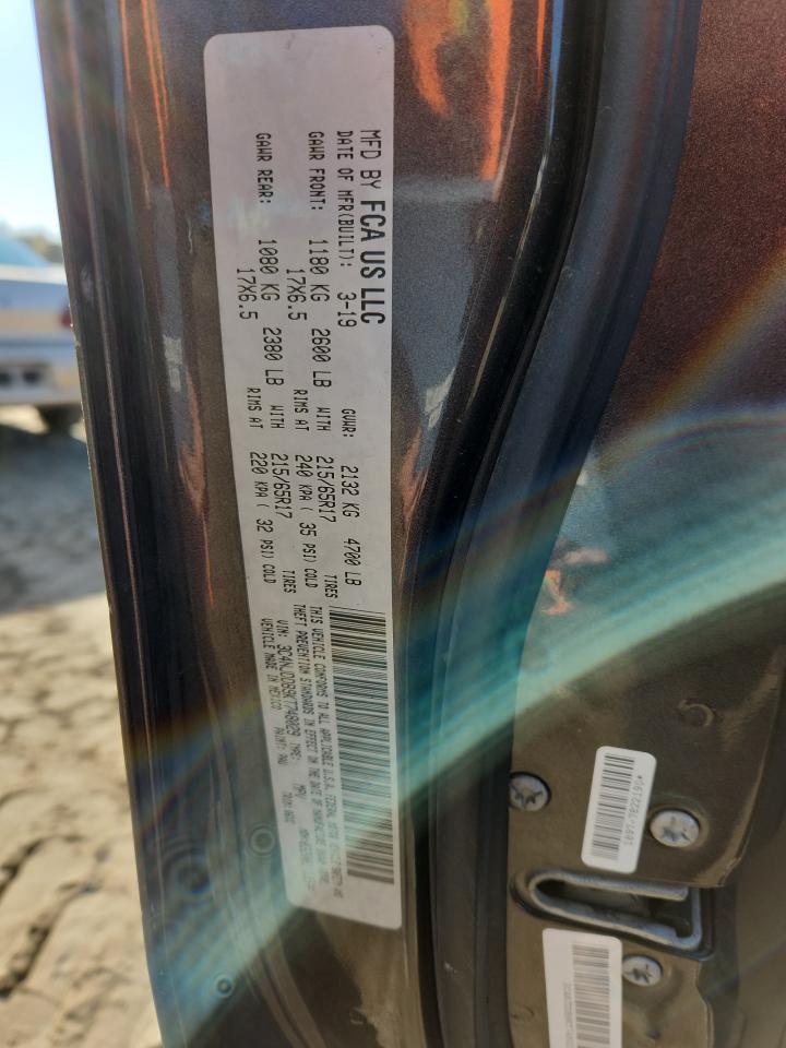 2019 Jeep Compass Trailhawk VIN: 3C4NJDDB9KT748029 Lot: 85960325