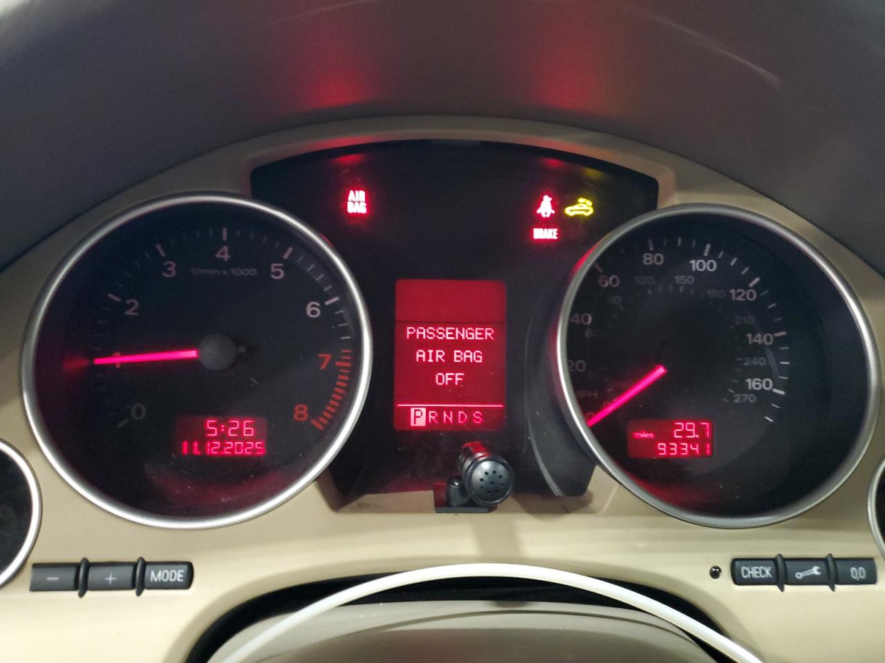 2007 Audi A4 2.0T Cabriolet Quattro VIN: WAUDF48H87K019330 Lot: 92718595