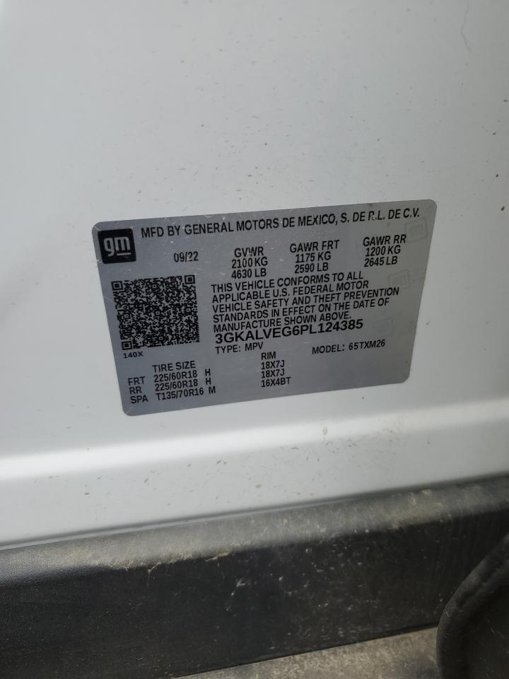 2023 GMC Terrain Slt VIN: 3GKALVEG6PL124385 Lot: 92463025